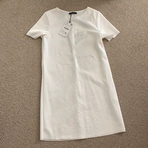 Zara Embossed Tshirt Dress